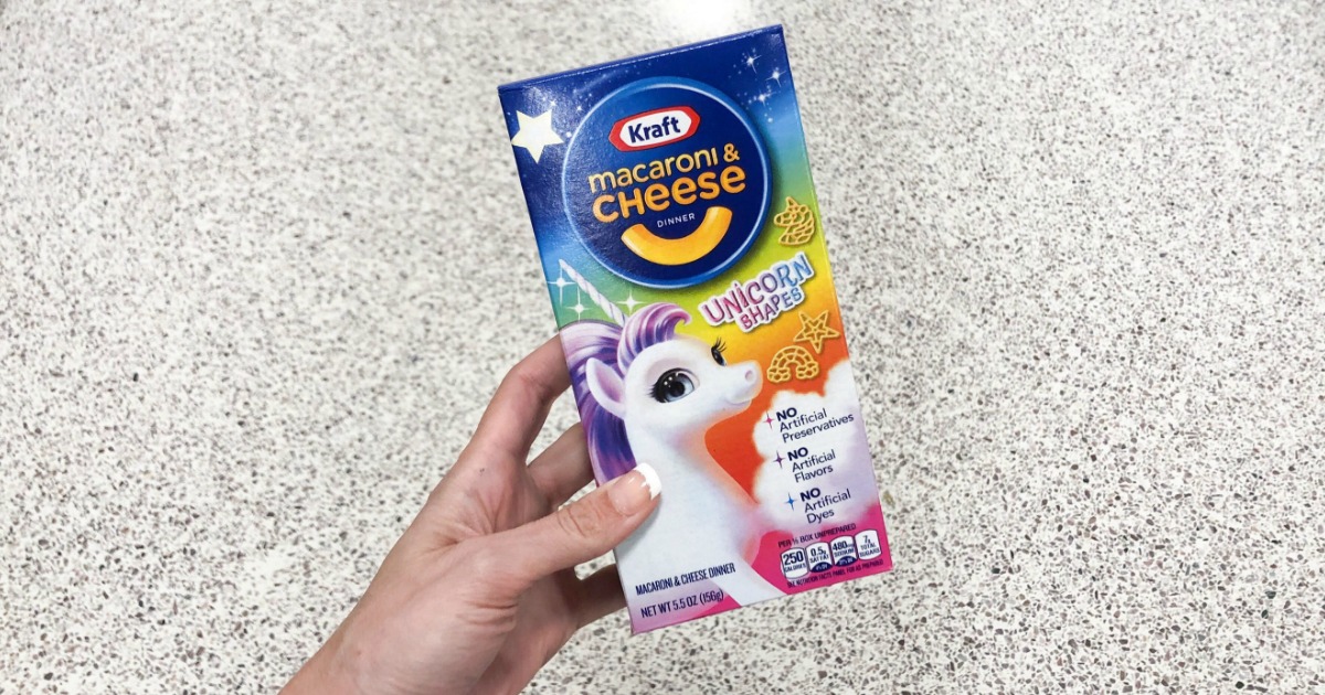 Kraft Unicorn Shapes Macaroni & Cheese is Here | Stock up w/ This Amazon Deal