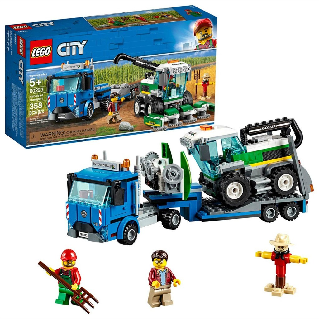 LEGO City Great Vehicles Harvester Transport set box and contents