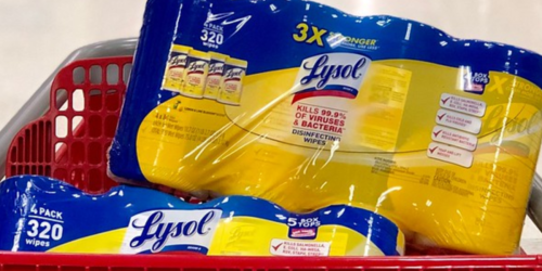 Lysol Disinfecting Wipes 320-Count Only $6.86 Shipped at Amazon