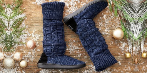 Muk Luks Shelly Knit Sweater Boots Just $19.99 (Regularly $65)