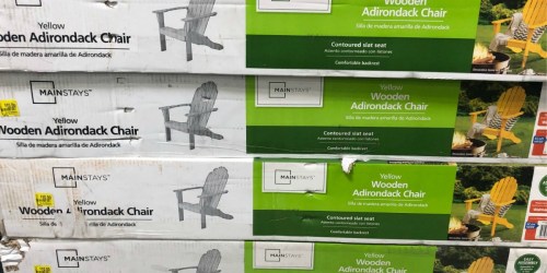 Wooden Adirondack Chairs Possibly Only $10 at Walmart (Regularly $67) + More