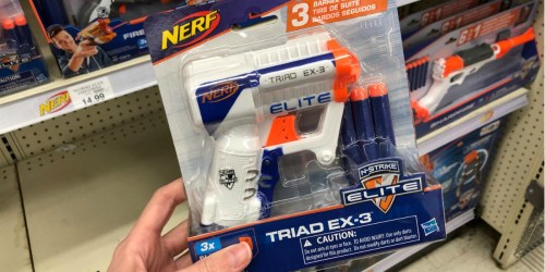 NERF N-Strike Elite Triad Blaster Only $3.49 (Regularly $8+)