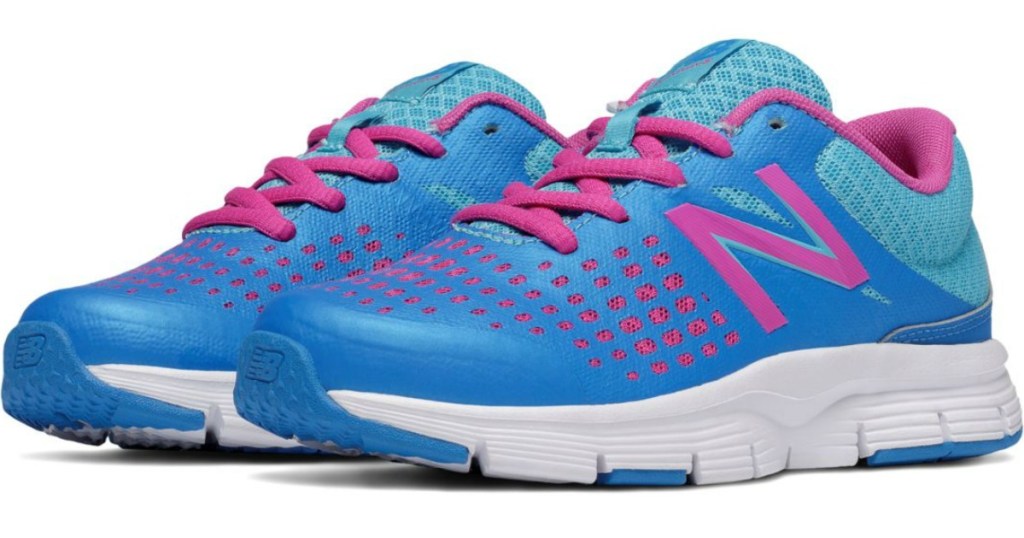 blue and pink new balance girls shoes