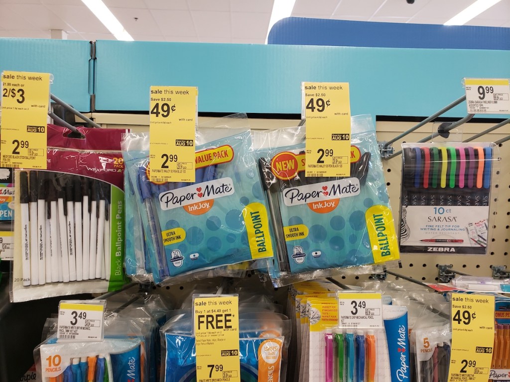 Paper Mate Pens in Walgreens