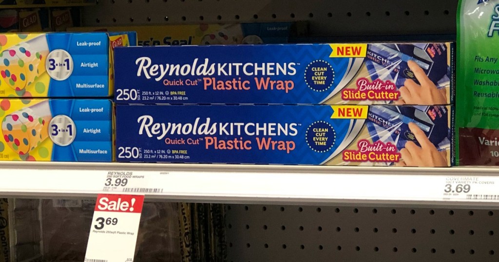 Reynolds Quick Cut Plastic Wrap on Target Shelf