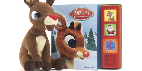 Rudolph the Reindeer Gift Set Only $3.74 (Regularly $15) | Plush Toy + Musical Book