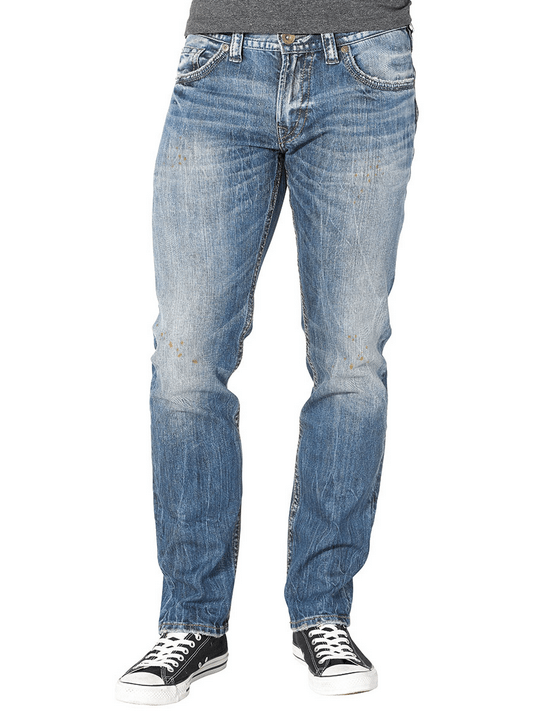 Allan Men's Silver Jeans