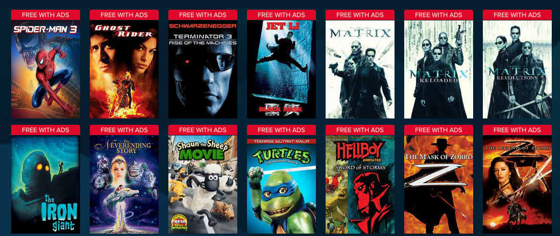 Superhero collection on Vudu