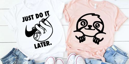 Sloth T-Shirts as Low as $17.98 Each Shipped at Jane.online