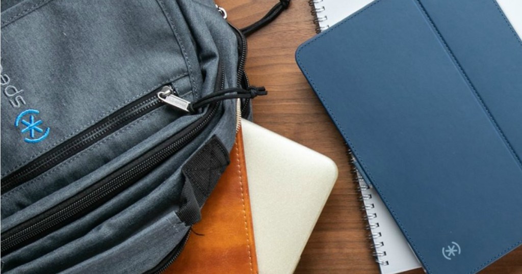 Speck Backpack on desk