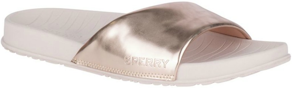 Sperry Rose Gold Slides