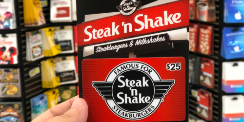 $25 Steak ‘n Shake Digital Gift Card Only $20