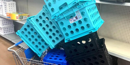 Sterilite Plastic Crates Only $1.50 at Walmart (Regularly $4)