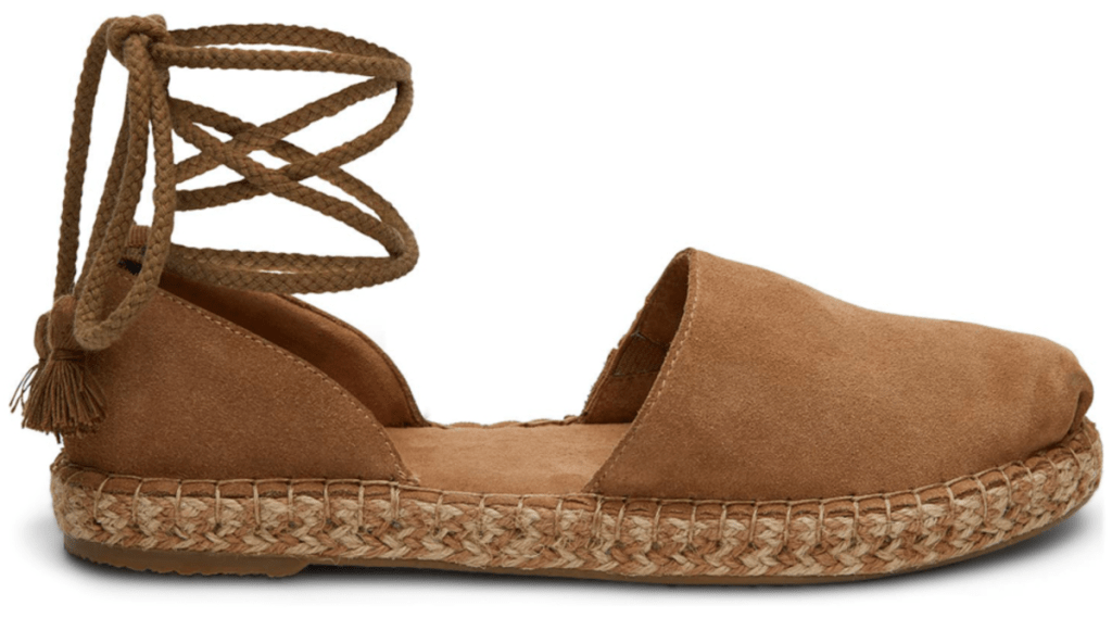 TOMS Toffee Katalina Suede Espadrille