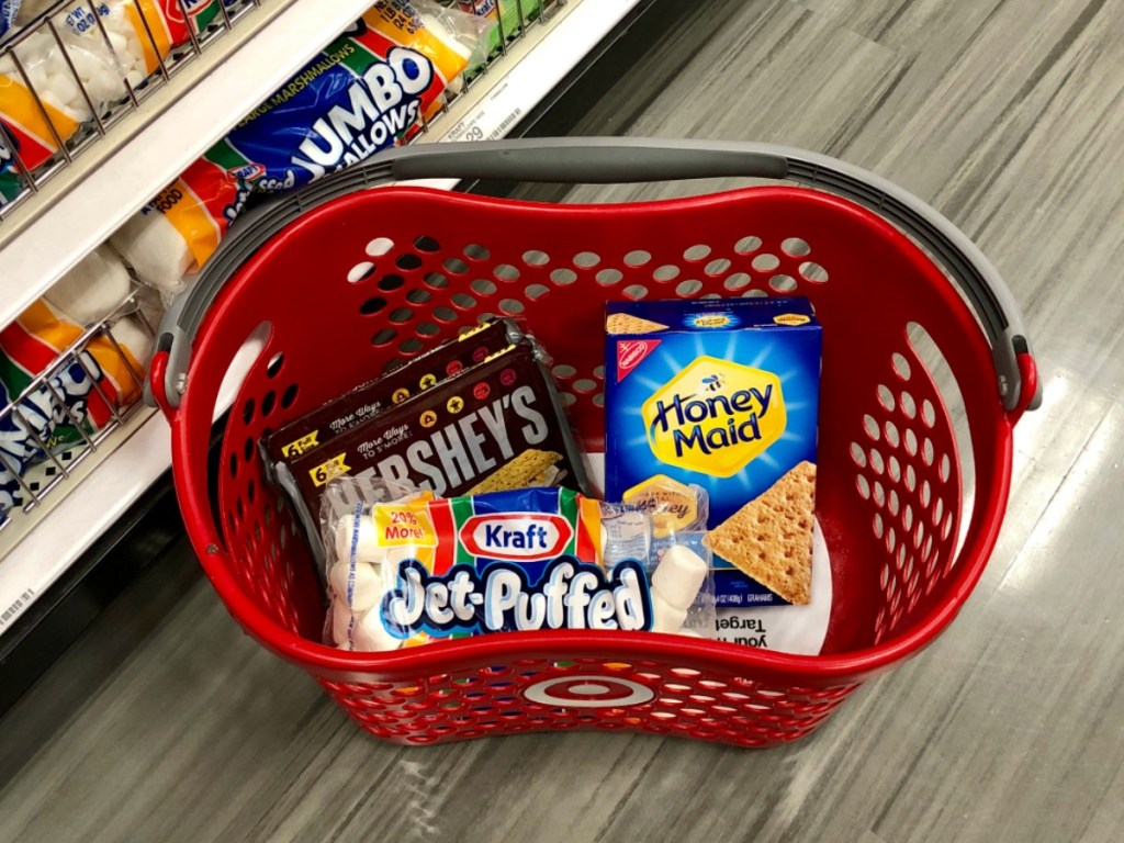 Target S'mores ingredients in basket