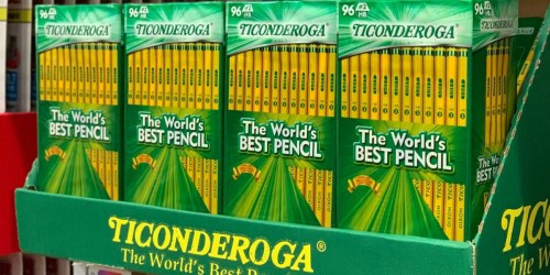 Ticonderoga Pencils 96-Count Box Only $7 Shipped on Amazon | Teacher & Parent Fave