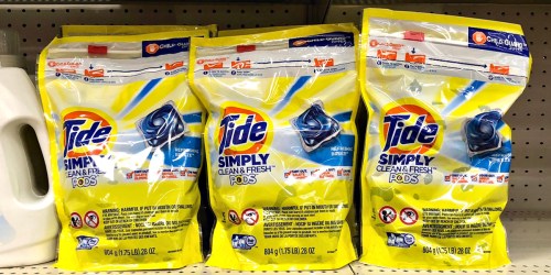 Tide Simply Clean & Fresh PODS 43-Count Only $5 Shipped at Amazon