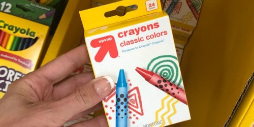 Up & Up Crayons 24-Count Only 35¢ at Target | onlineparable to Crayola