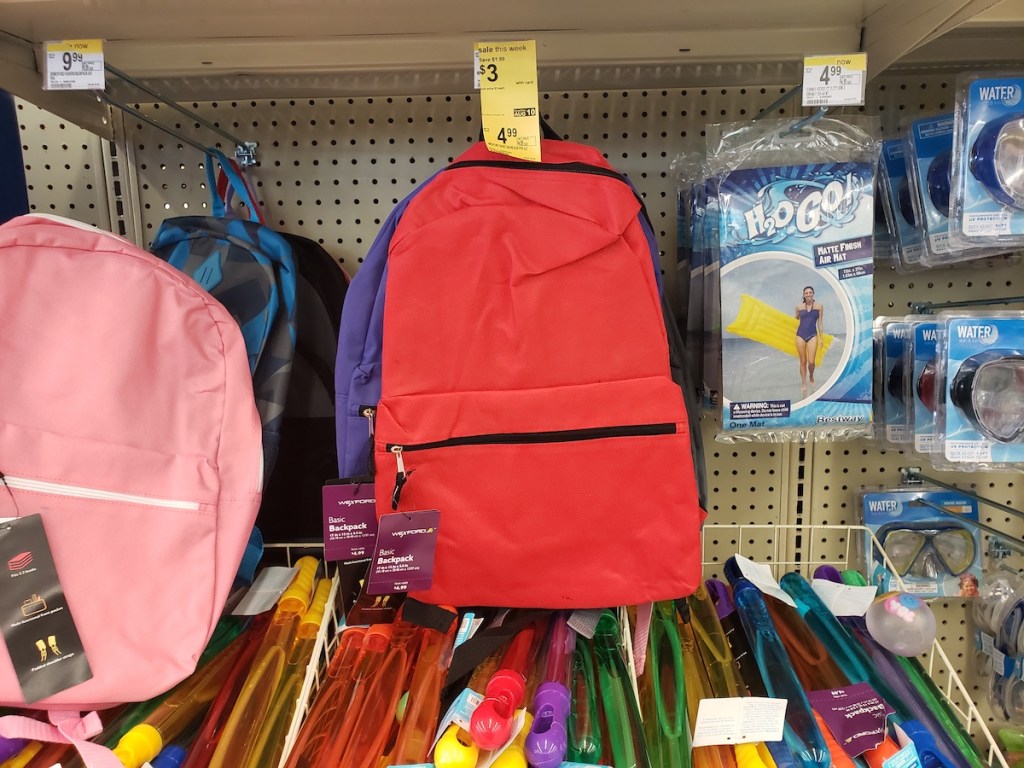 Wexford Backpacks at walgreens