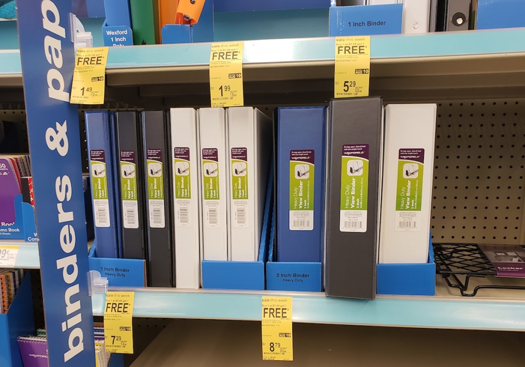 Wexford Binders at walgreens