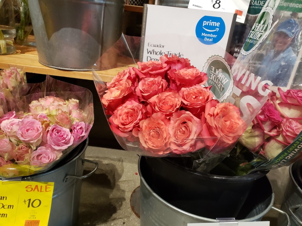 dozen roses at whole foods