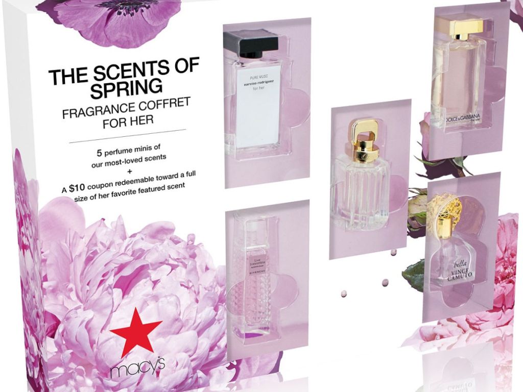 Women's 5-Piece The Scents Of Spring Fragrance Gift Set For Her in the box