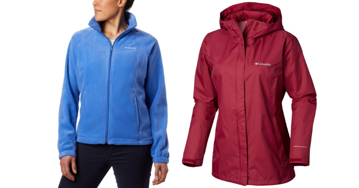 2 womens columbia jackets