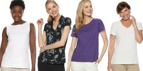 Croft & Barrow Women’s Tops as Low as $4.79 at Kohl’s (Regularly $13+)