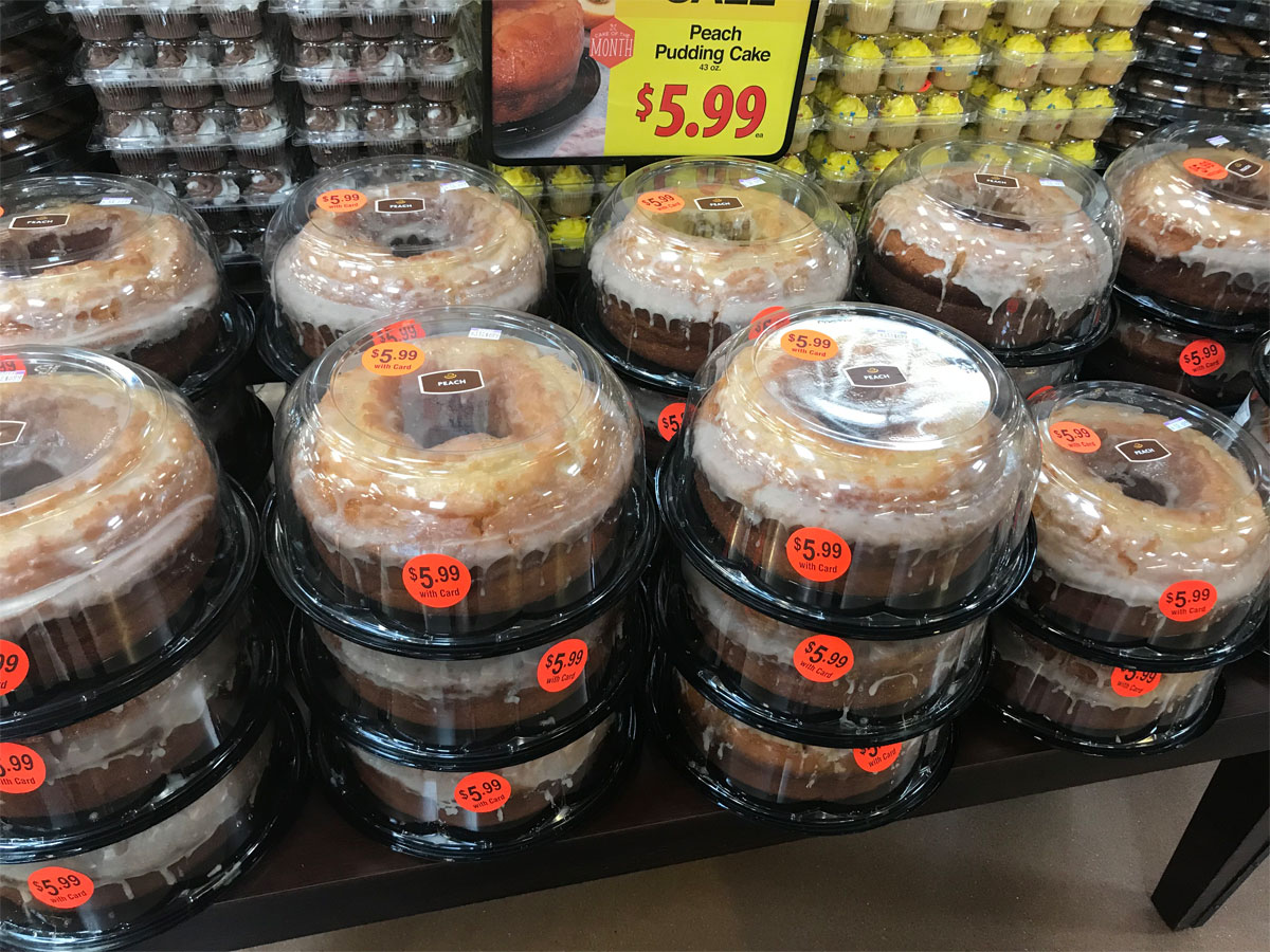 pudding cake at kroger