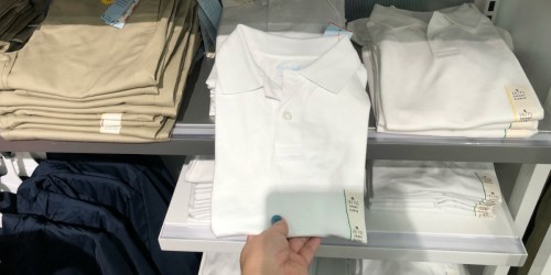 Cat & Jack School Uniform Polos as Low as $3.20 at Target + More