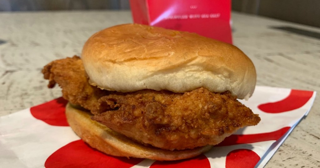 Chick-fil-a chicken sandwich 