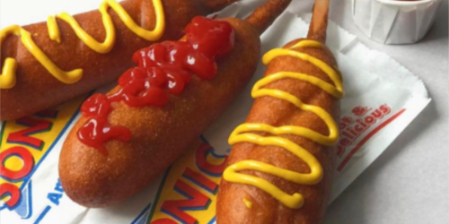 50¢ Sonic Drive-In Corn Dogs Today Only