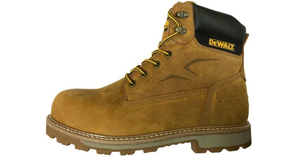 brown dewalt work boot