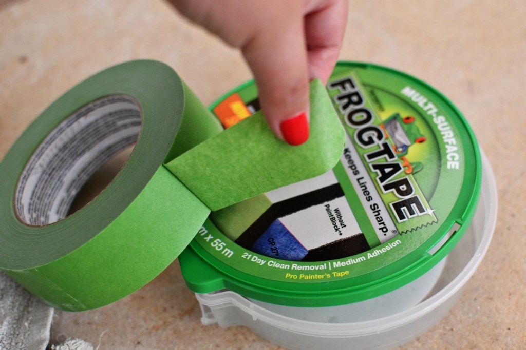 frogtape outside of packaging