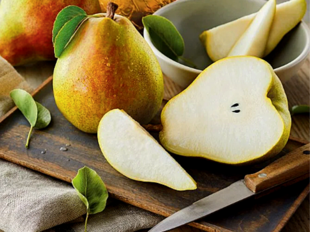 cut up pear harry david