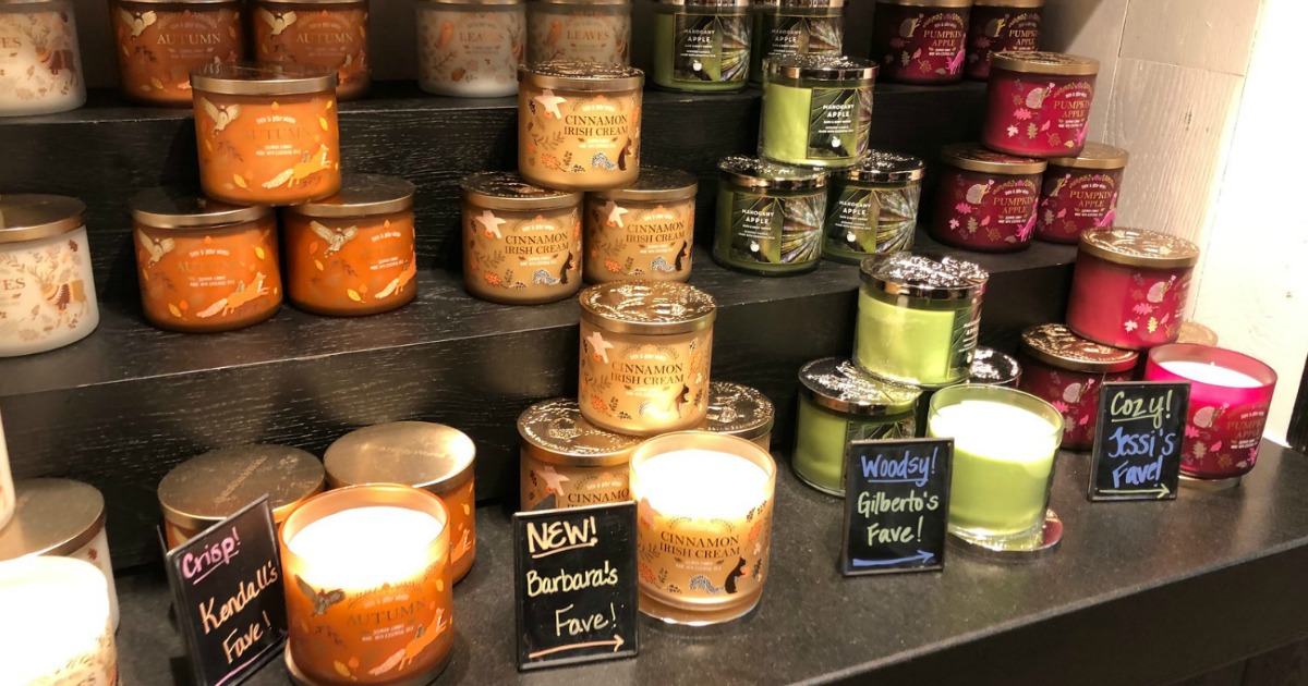 luminary candles in bath and body works