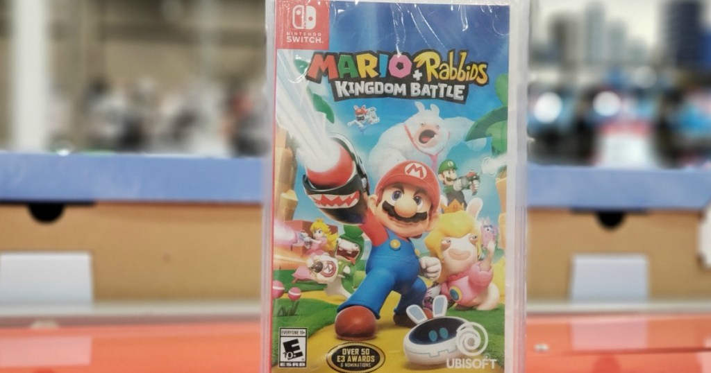 mario + rabbids kingdom battle nintendo switch game in store