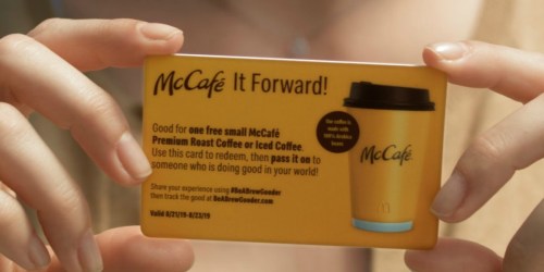 McDonald’s Giving Away Free Coffee Nationwide via McCafe Pay it Forward Promotion