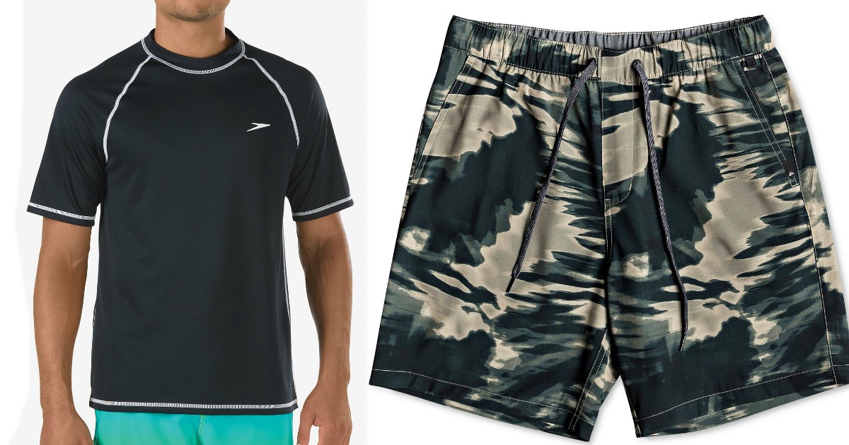 rash guard shirt and shorts