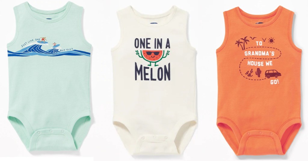 old navy baby bodysuits