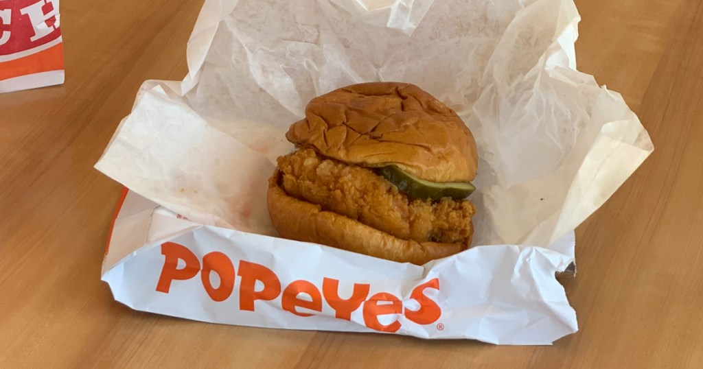 Popeyes chicken sandwich