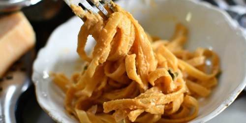 Truth: This Pumpkin Fettuccine Alfredo is the BEST Pasta Dish I’ve Made in a While