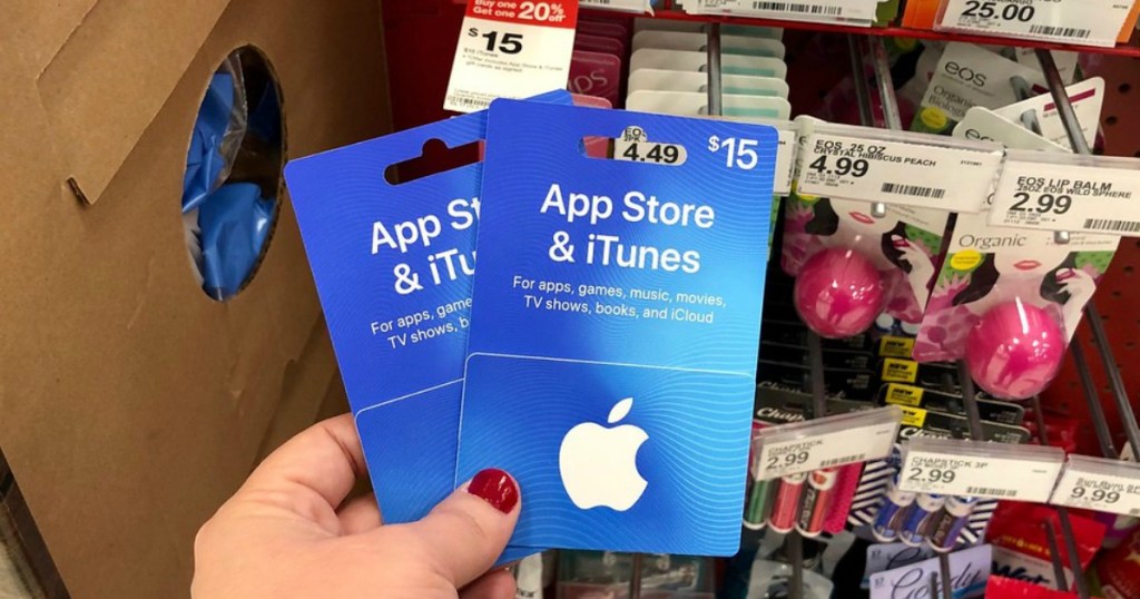 app store and itunes gift cards at target