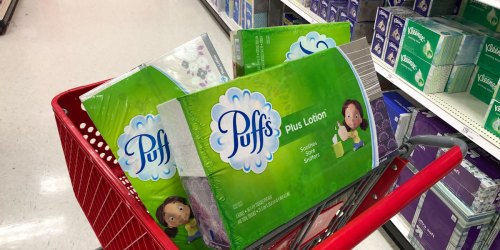 Puffs Plus Tissues 6-Pack Only $5.56 Each After Target Gift Card (Just 93¢ Per Box)