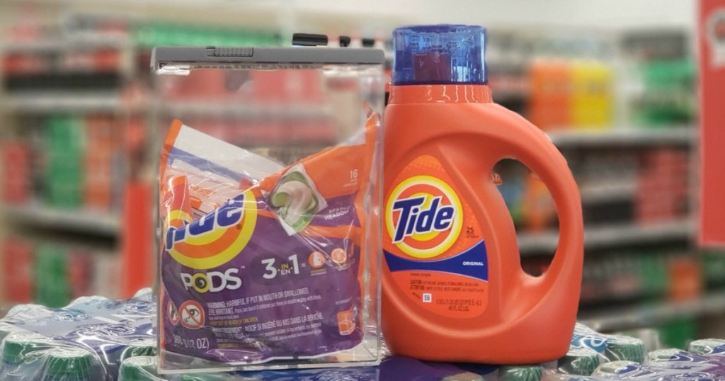 tide pods and detergent at walgreens