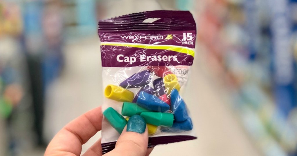 wexford pencil cap erasers at walgreens