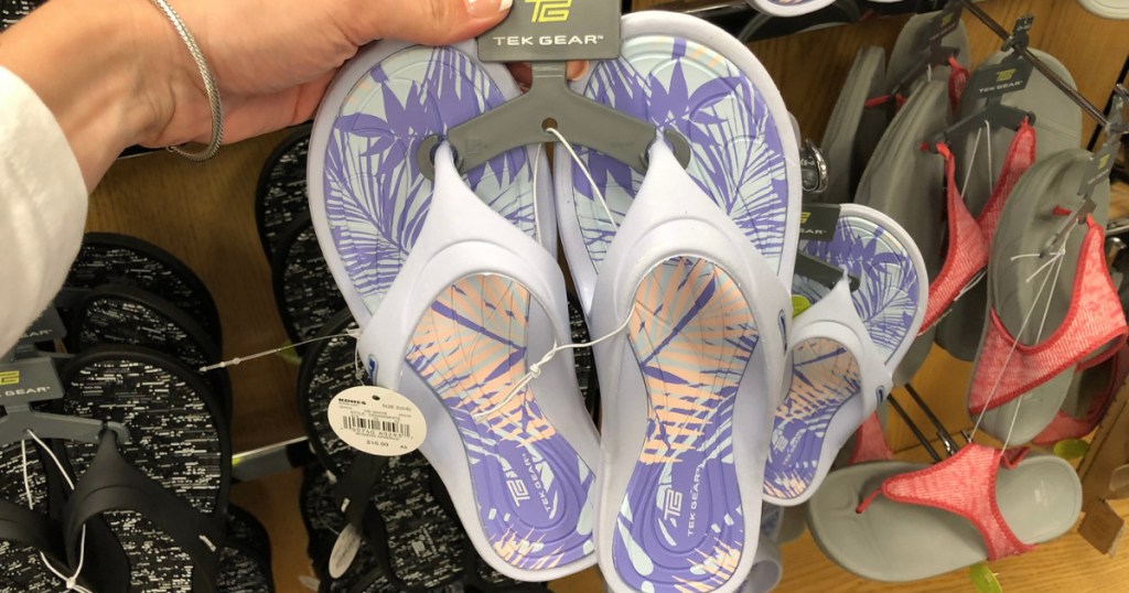 women's tek gear sandals at kohl's