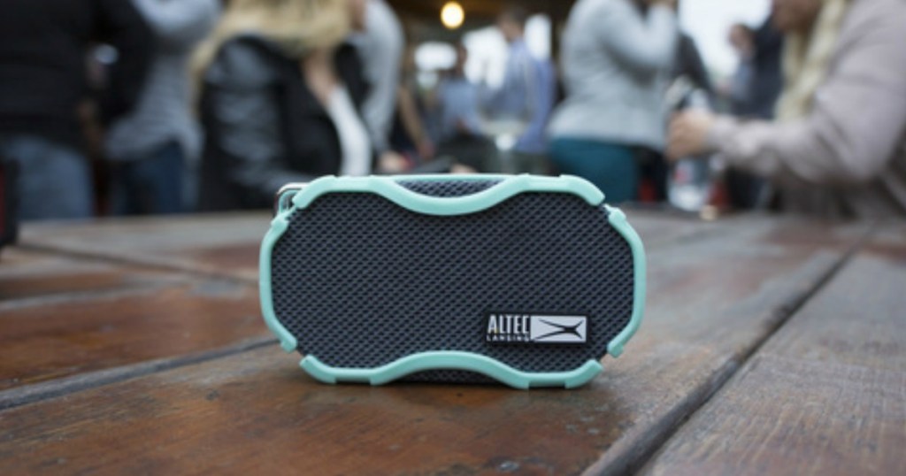 Speaker sitting on the counter