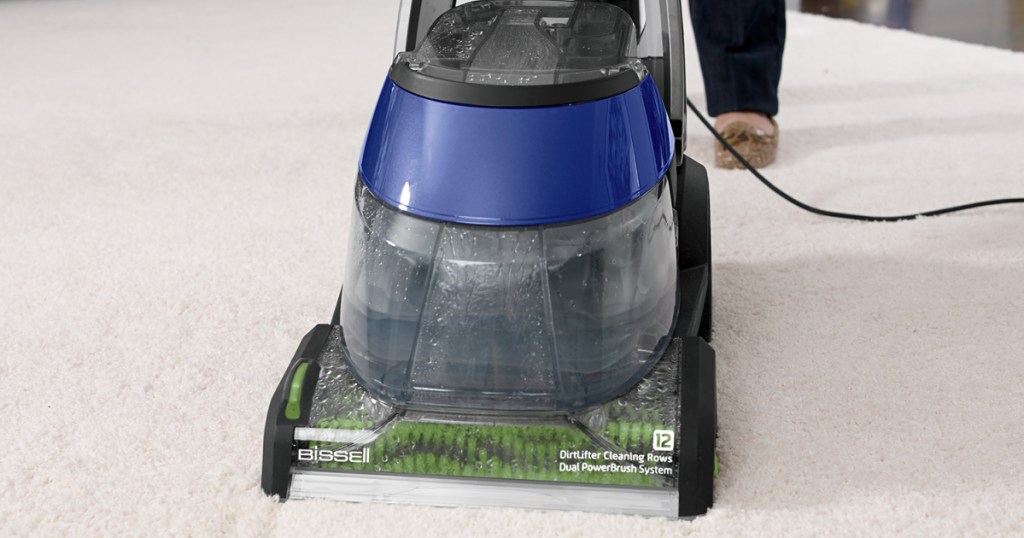 bissel deepclean carpet cleaner on carpet