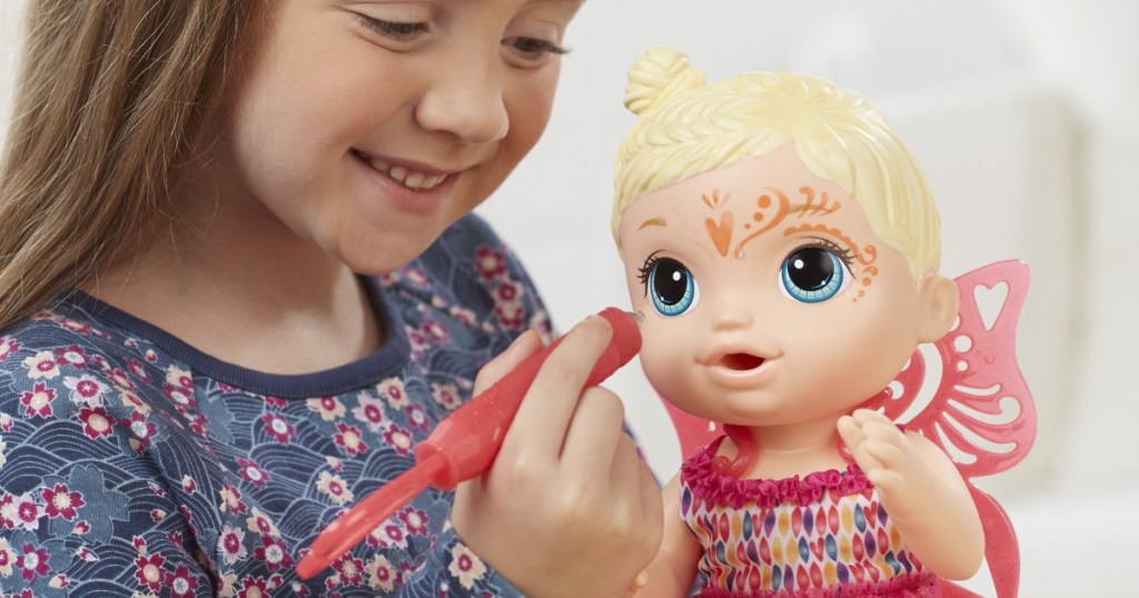 Baby Alive Face Paint Doll with little girl